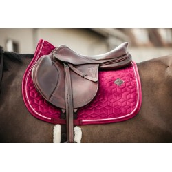 copy of copy of Tapis de selle Velvet jumping TAILLE PONEY