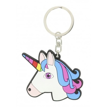 Porte-clés EQUI-KIDS "Licorne" en silicone