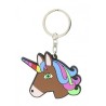 Porte-clés EQUI-KIDS "Licorne" en silicone