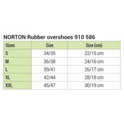 Sur-bottes NORTON en caoutchouc