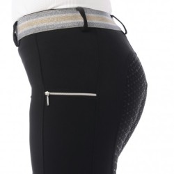 Pantalon EQUITHÈME "Lor", fond silicone