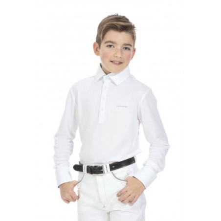 Polo EQUITHÈME "Mesh", col chemise