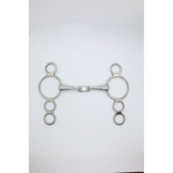 Mors Pessoa 3 anneaux double brisure lien plat 18mm