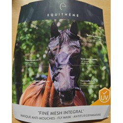 Masque anti-mouche EQUITHEME FINE MESH INTEGRAL