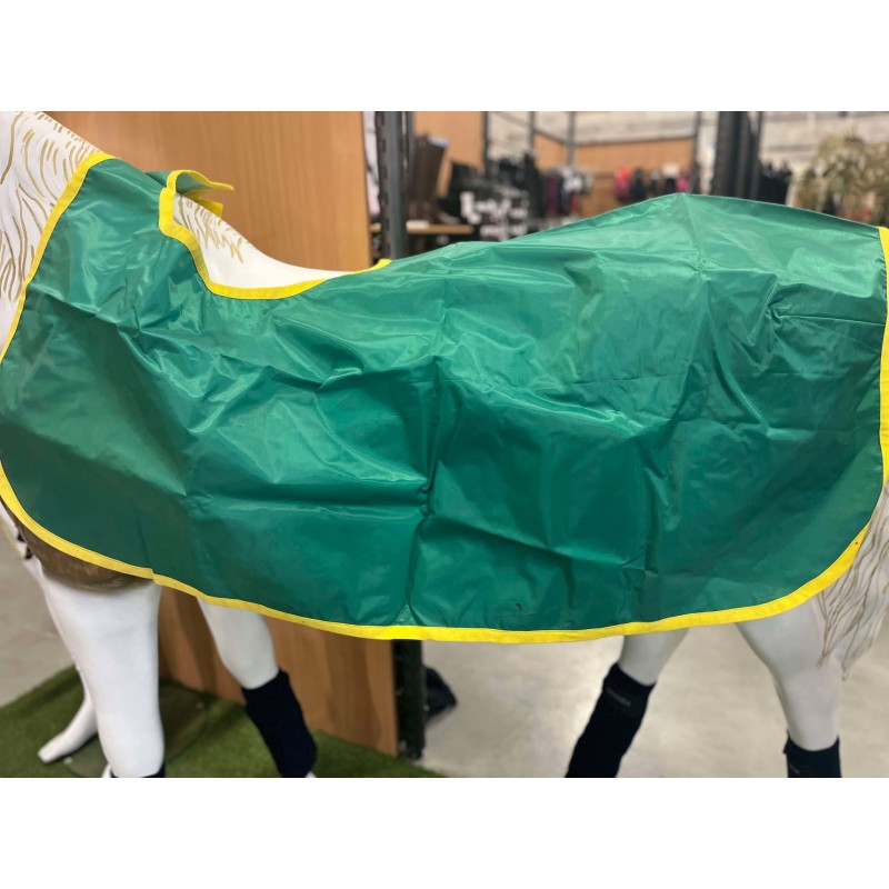 couvre rein vert et jaune imper