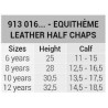Mini-chaps EQUITHÈME - Cuir