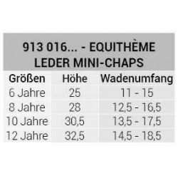 Mini-chaps EQUITHÈME - Cuir