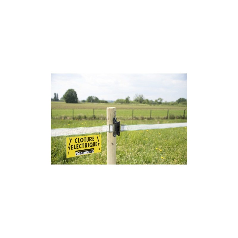 Plaque de signalisation clôture BEAUMONT