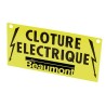 Plaque de signalisation clôture BEAUMONT