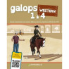 Galops Western 1 à 4 avec Vidéos Editions LAVAUZELLE