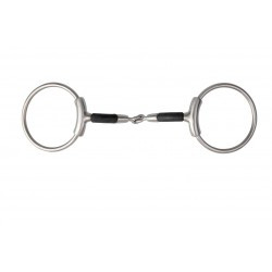 Mors 2 anneaux METALAB - Francois Gautier Pinchless caoutchouc