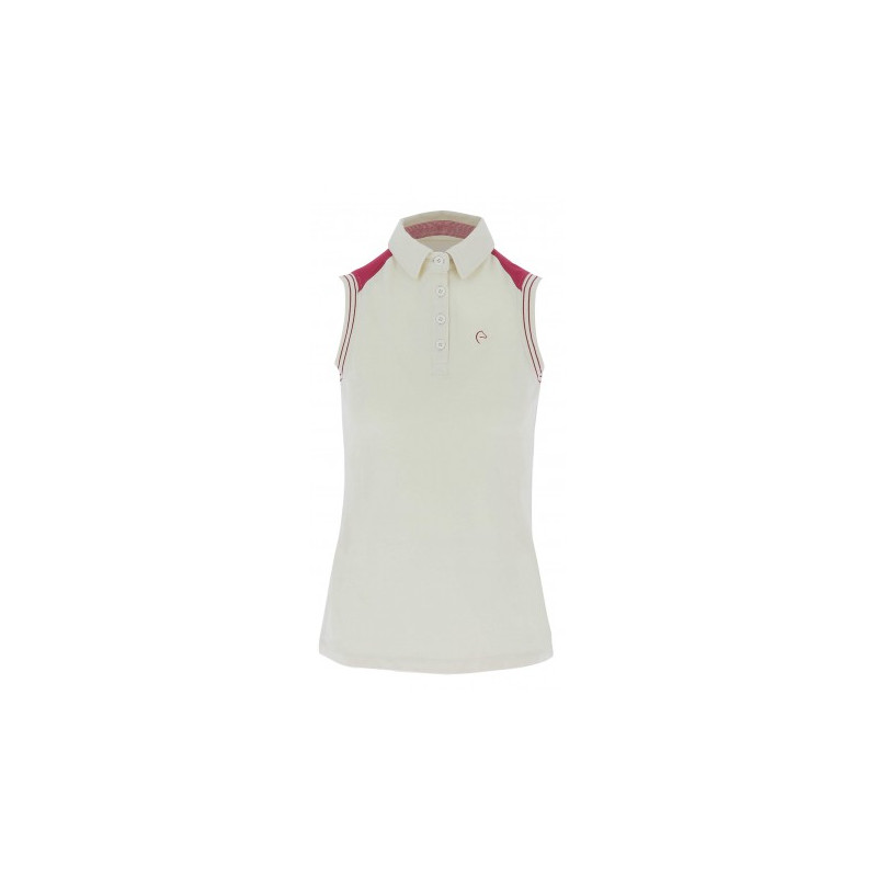 Polo piqué EQUITHÈME, sans manches