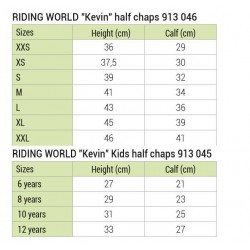 Mini-chaps RIDING WORLD - Kevin