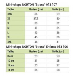 Mini-chaps Junior NORTON - Strass