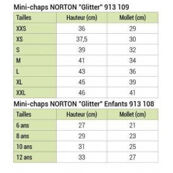 Mini-chaps Junior NORTON - Glitter