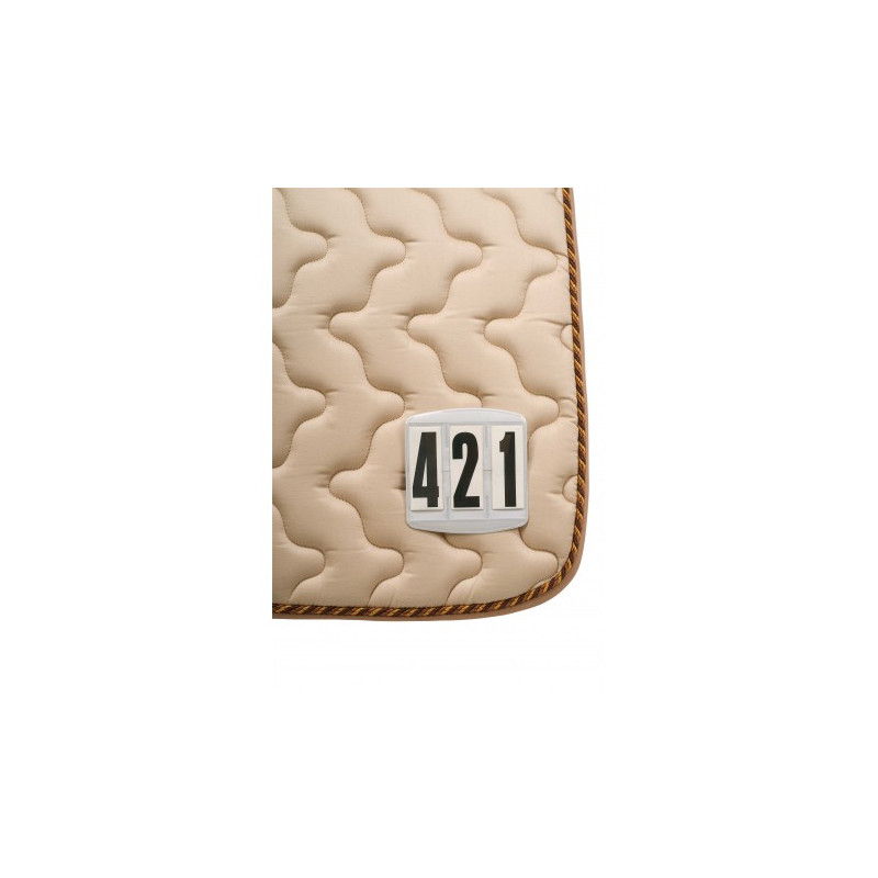 Numéro de départ 3 chiffres à bande auto-agrippante