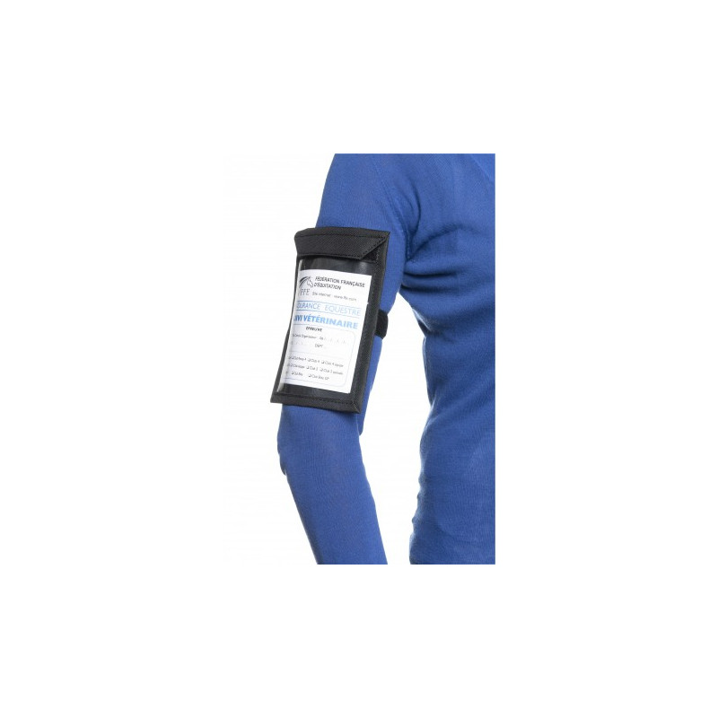 Brassard porte-numéro ou porte-carte médicale