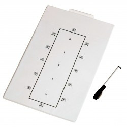 Tableau test de dressage