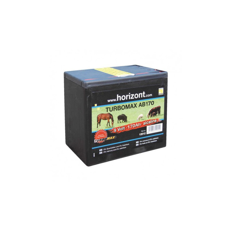 Pile HORIZONT - Turbomax AB170 9 V - 170 AH
