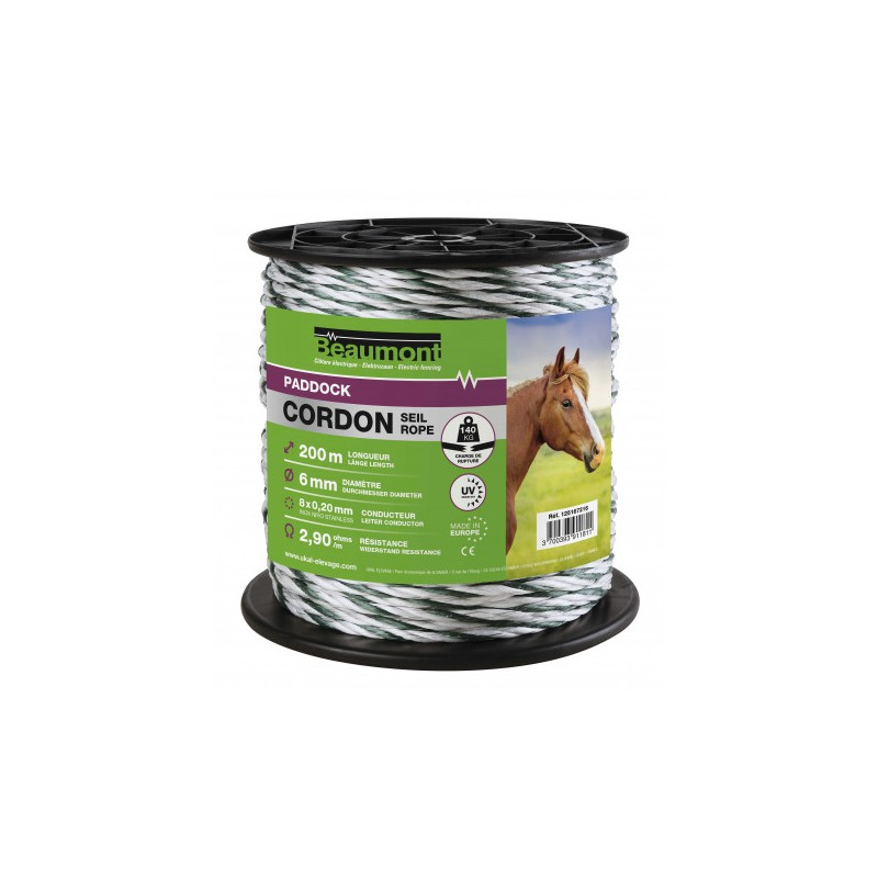 Cordon torsadé 6 mm BEAUMONT