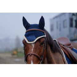 Bonnet chasse-mouches EQUITHÈME - Denim