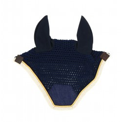 Bonnet chasse-mouches EQUITHÈME - Denim