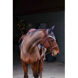 Bonnet chasse-mouches EQUITHÈME - Denim