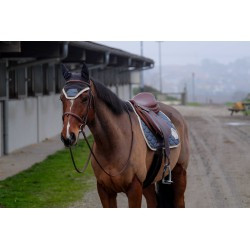 Bonnet chasse-mouches EQUITHÈME - Denim