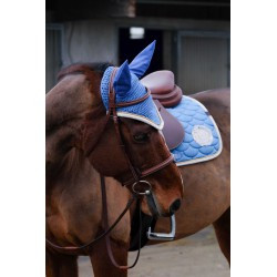Bonnet chasse-mouches EQUITHÈME - Denim