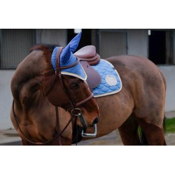 Bonnet chasse-mouches EQUITHÈME - Denim