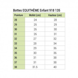 Bottes EQUITHÈME - Enfant