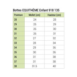 Bottes EQUITHÈME - Enfant