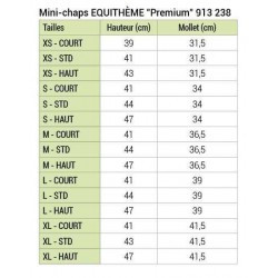Mini-chaps EQUITHÈME -Premium-