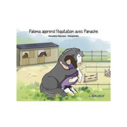 Paloma apprend l'équitation avec Panache