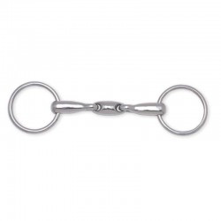 Mors de bride METALAB double brisure, 16 mm