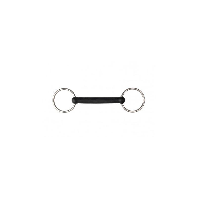 Mors 2 anneaux METALAB - Caoutchouc