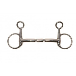 Mors olive Baucher METALAB - Elite droit rouleau