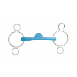 Mors réglable METALAB - Flexi 3 anneaux demi-lune