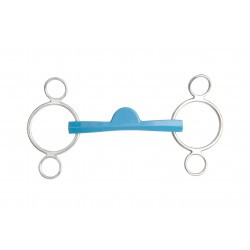 Mors réglable METALAB - Flexi 3 anneaux demi-lune