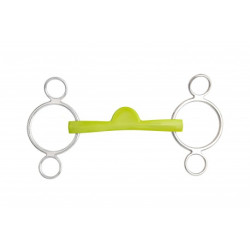 Mors réglable METALAB - Flexi Soft 3 anneaux demi-lune