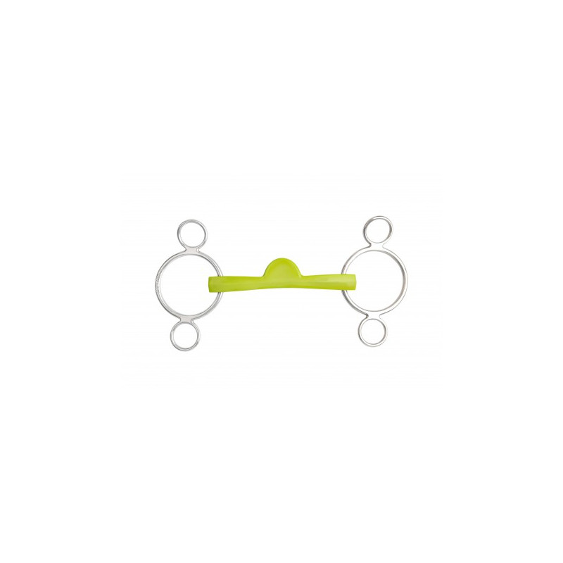 Mors réglable METALAB - Flexi Soft 3 anneaux demi-lune