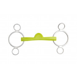 Mors réglable METALAB - Flexi Soft 3 anneaux demi-lune