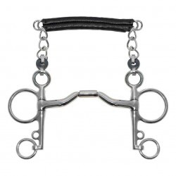 Mors Pelham METALAB - Elite cintré rouleau