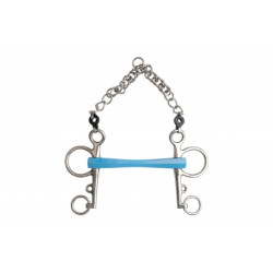 Mors Pelham METALAB - Flexi droit, branches longues