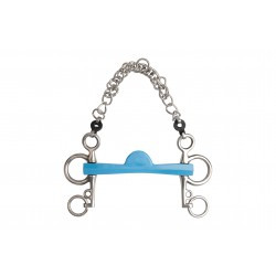 Mors Pelham METALAB - Flexi demi-lune branches courtes