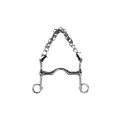 Mors de bride METALAB branches courtes