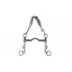 Mors de bride METALAB passage de langue