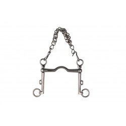 Mors de bride METALAB passage de langue