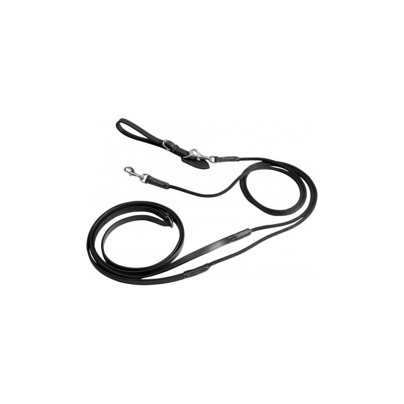 Rênes allemandes cuir/corde ERIC THOMAS PRO