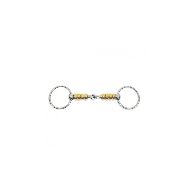 Mors 2 anneaux METALAB - Magic System à rouleaux verticaux, cuivre